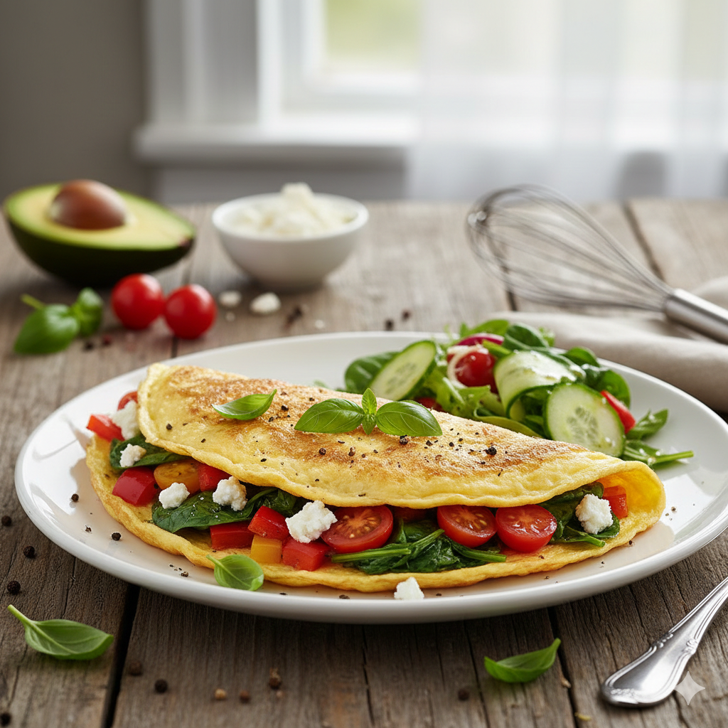 Como fazer Omelete Low Carb: Receita nutritiva que sacia por horas