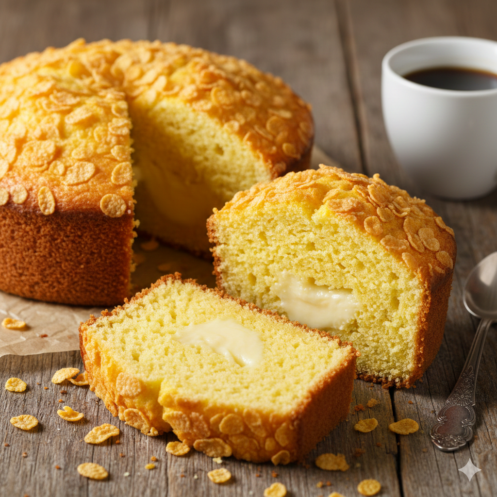 Como fazer Bolo de Milho com Flocão e Requeijão (Estilo Cremoso)