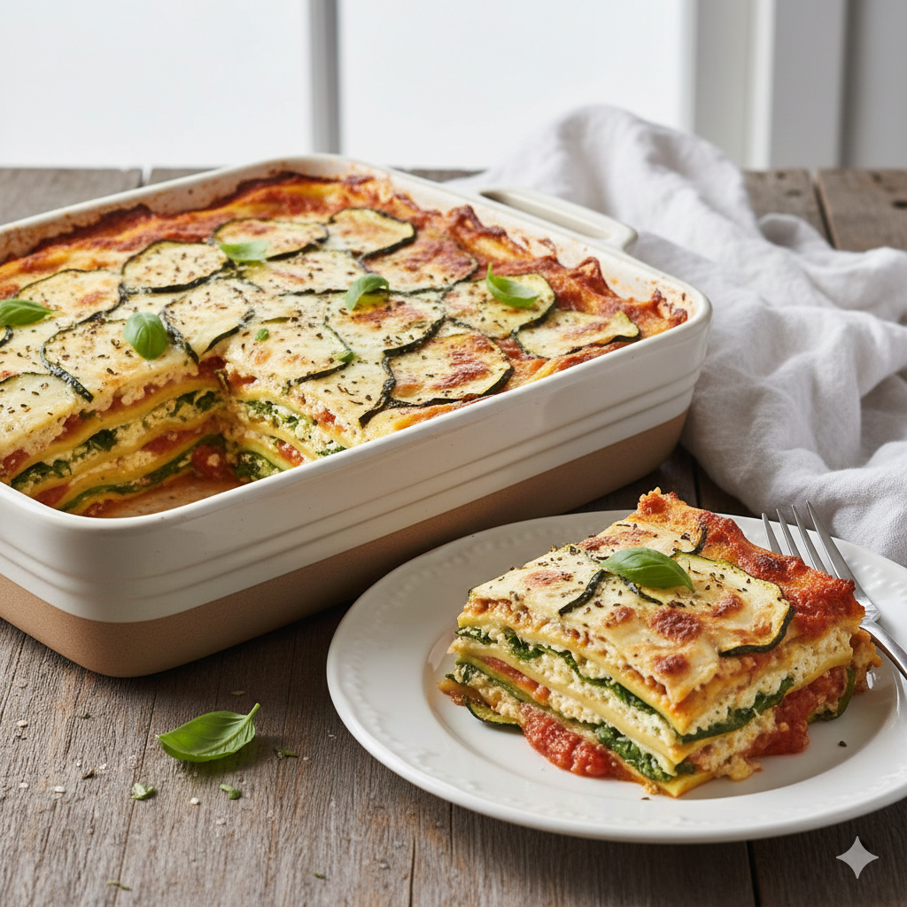 Como fazer Lasanha de Abobrinha e Ricota (Opção Vegetariana)