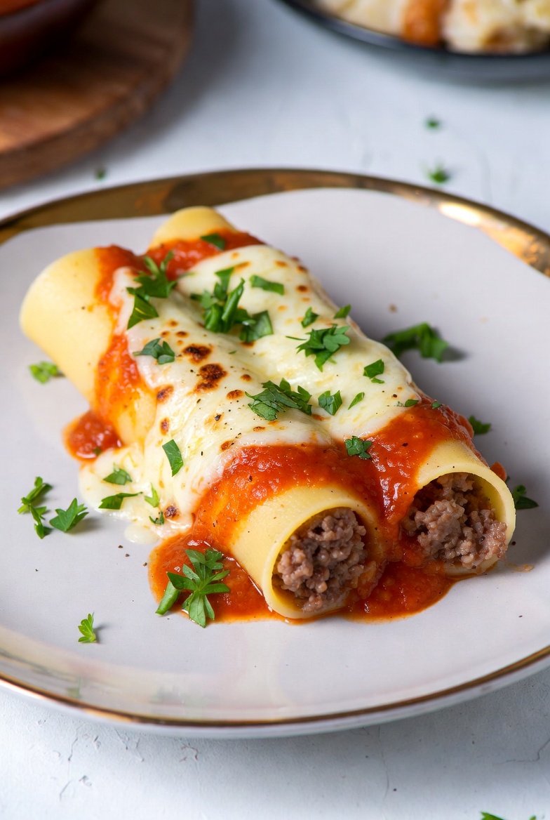 Como fazer Canelone de Massa de Lasanha com Carne Moída