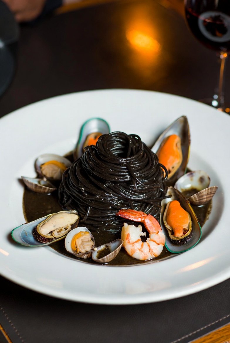 Como fazer Espaguete Negro com Frutos do Mar
