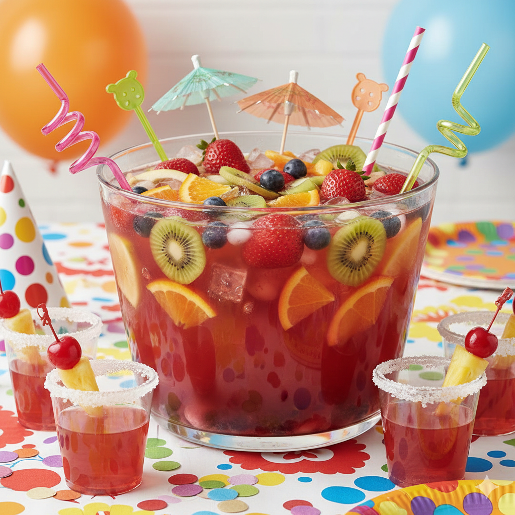 Como fazer Coquetel de Frutas sem Álcool: A Bebida das Festas Infantis