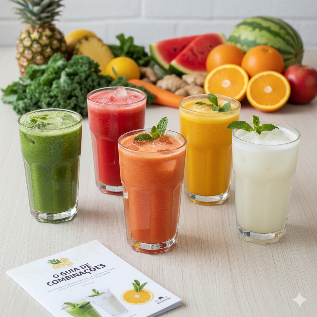 Como fazer Sucos Detox e Refrescantes: O Guia de Combinações