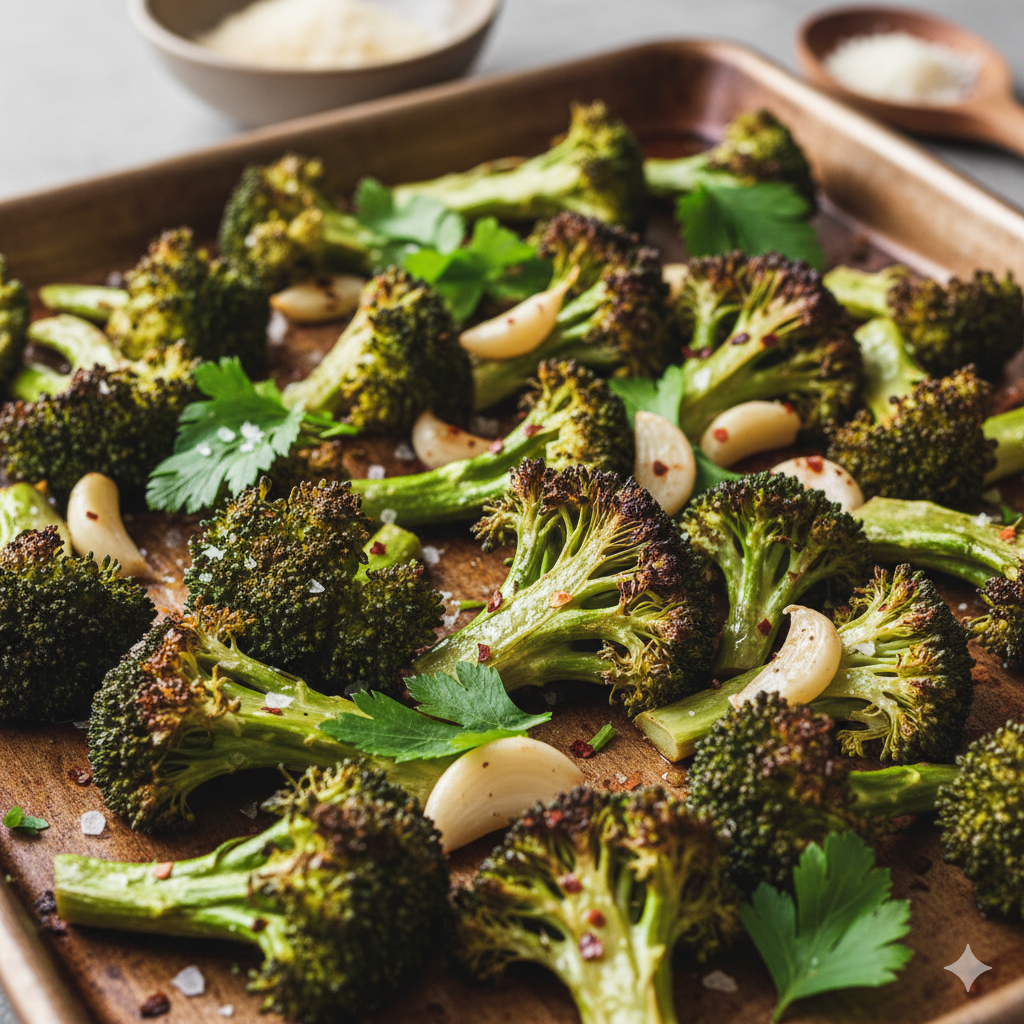 Brócolis Assado com Alho: Você nunca mais vai querer comer de outro jeito