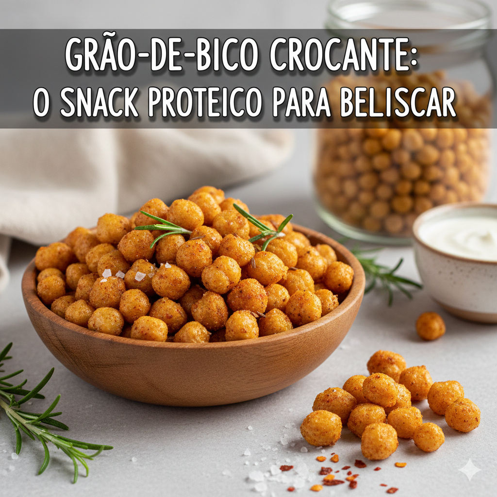 Como fazer Grão-de-Bico Crocante: O snack proteico para beliscar