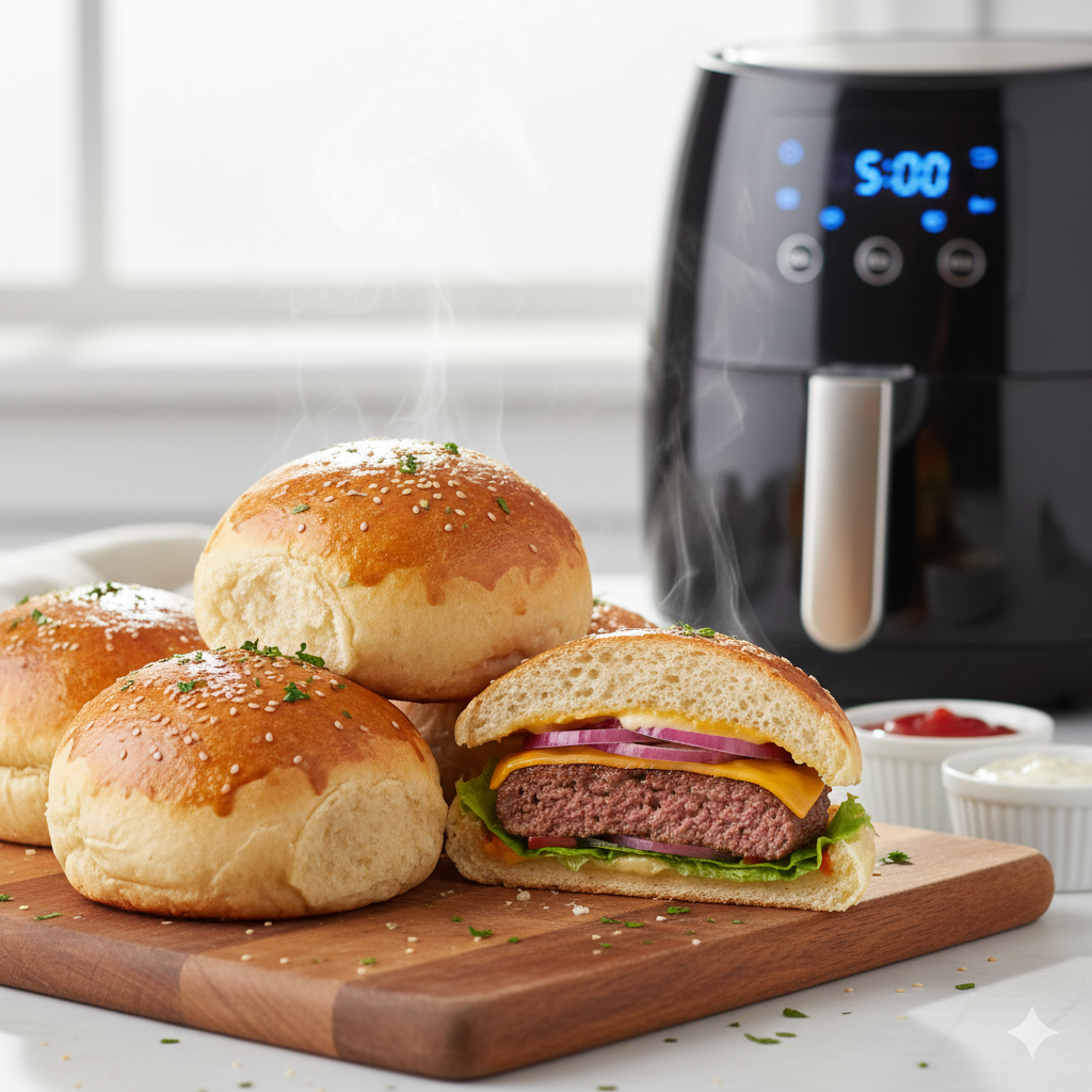 Como fazer Hambúrguer de Forno: O lanche completo dentro de uma massa fofa