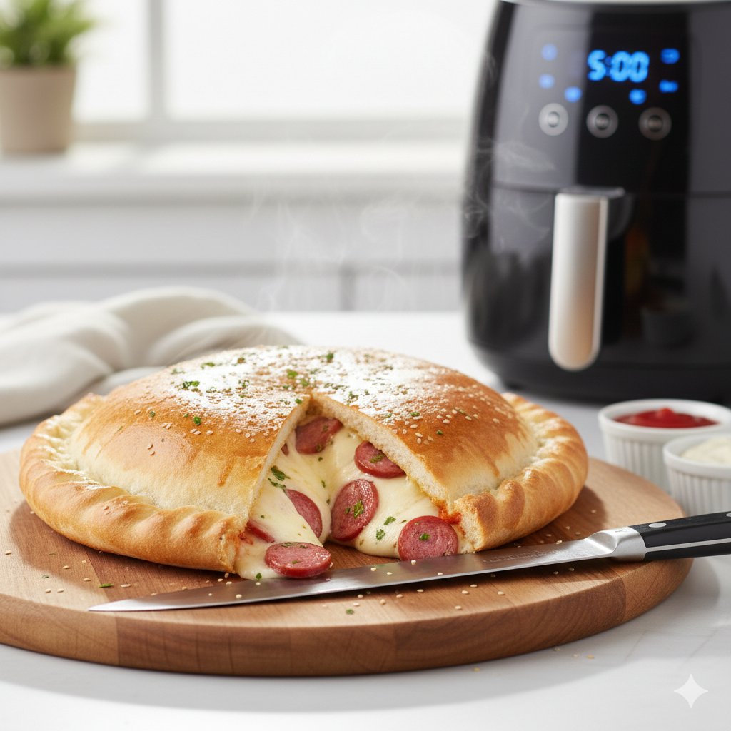 Como fazer Calzone de Calabresa: O lanche italiano gigante para a família