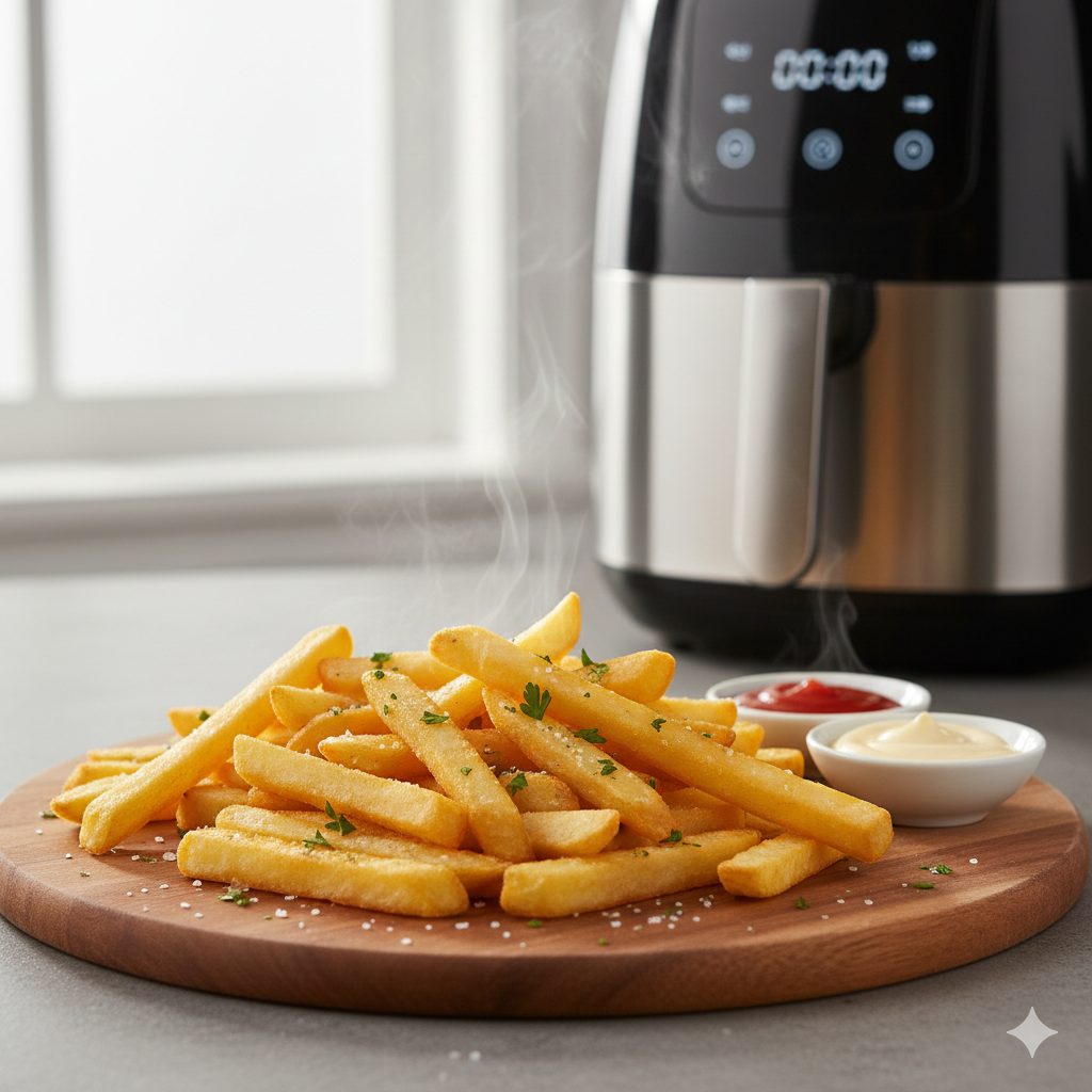 Como fazer Batata "Frita" na Air Fryer: Crocante por fora e pronta num instante