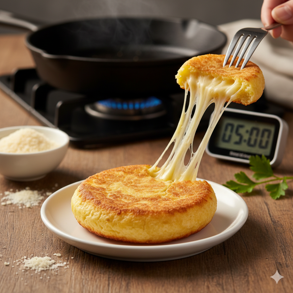 Como fazer Pão de Queijo de Frigideira: Fica pronto em apenas 5 minutos