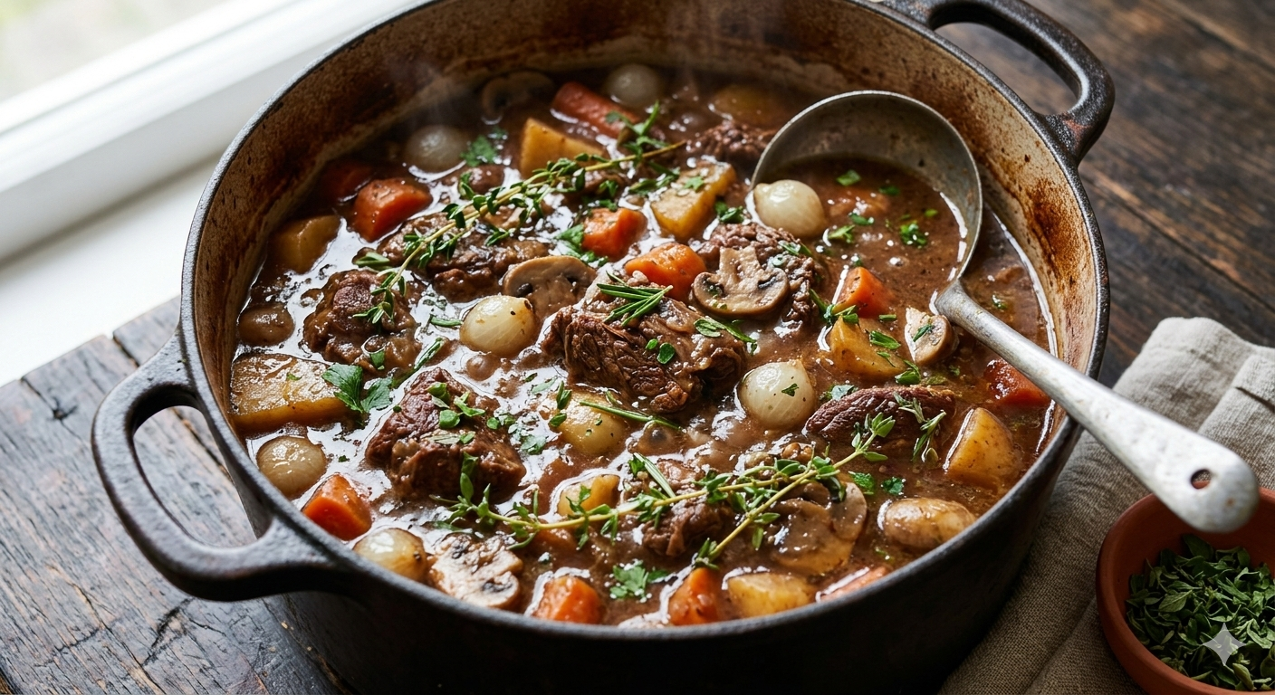 Como fazer Acém de Panela com Vinho Tinto e Ervas Finas