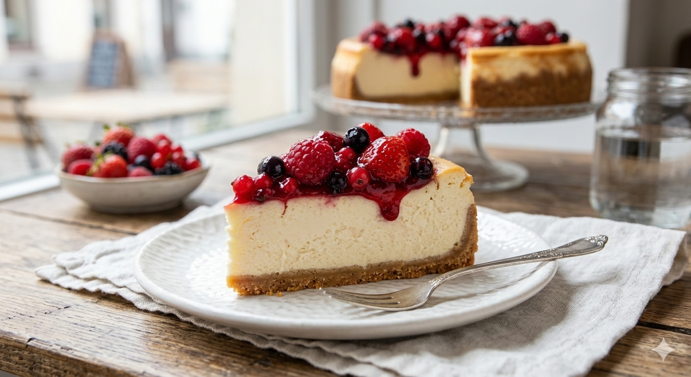 Como fazer Cheesecake de Frutas Vermelhas (Estilo New York)