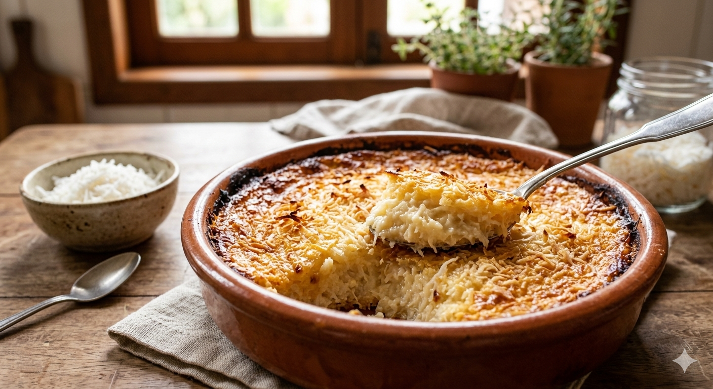 Como fazer Cocada Cremosa de Forno: Dourada por Fora, Macia por Dentro
