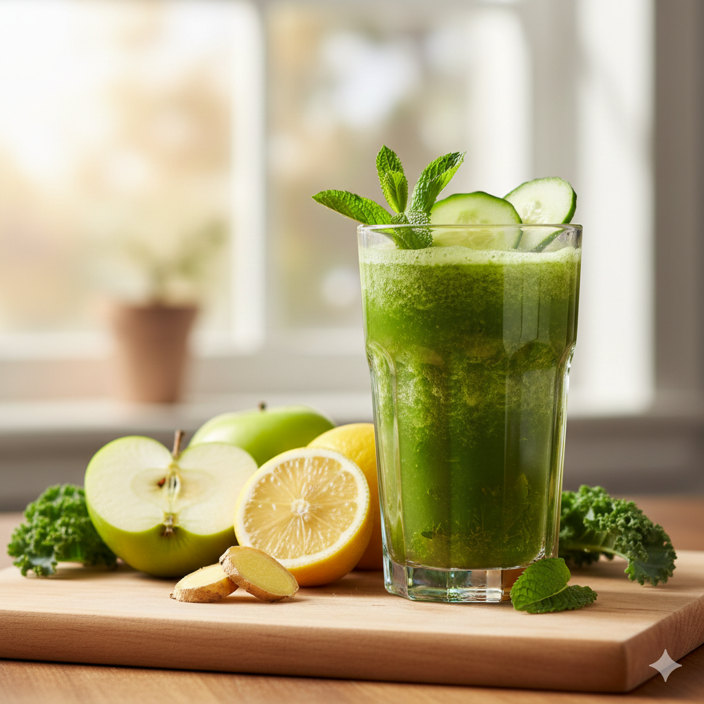 Como fazer Suco Detox de Manhã: A combinação certa para desinchar