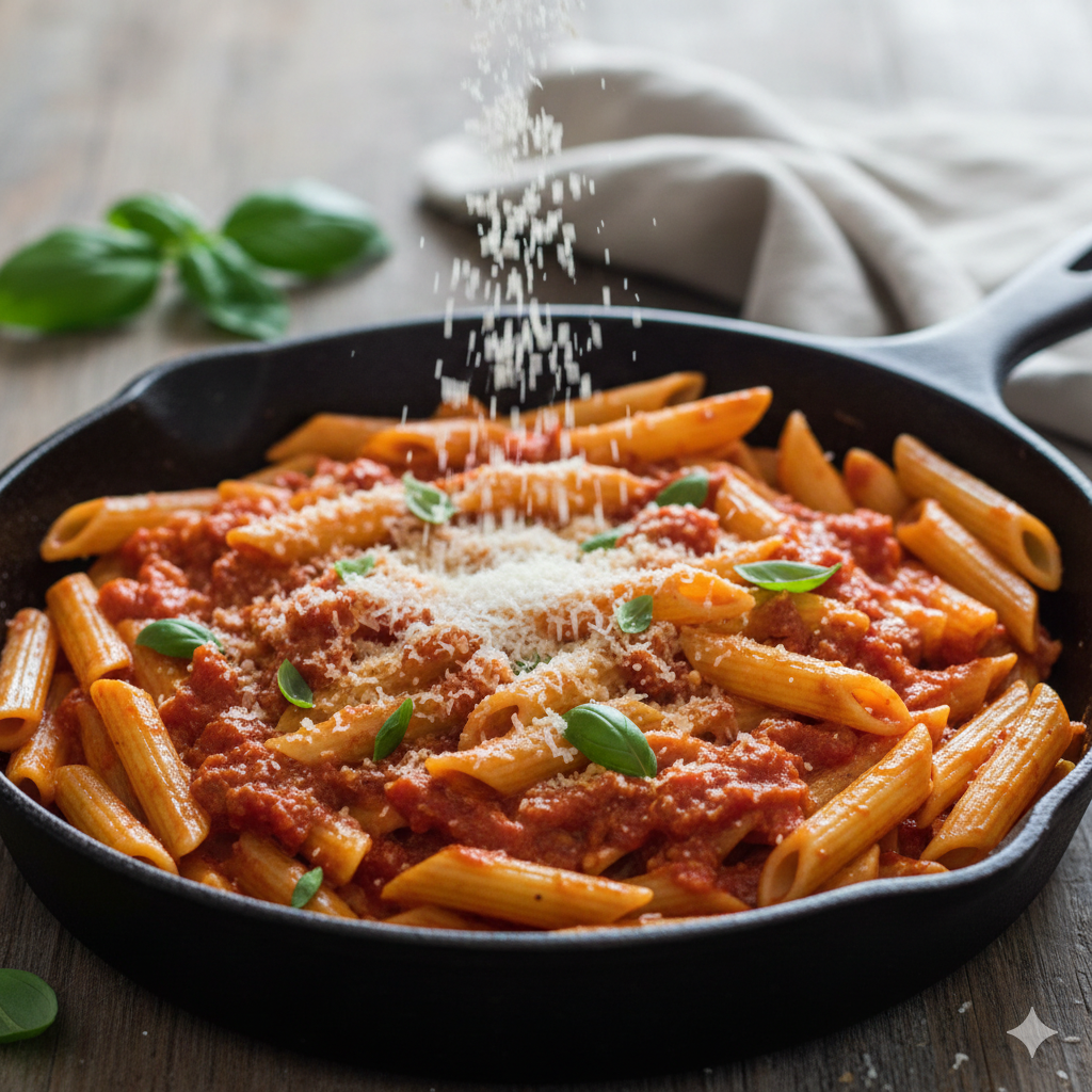 Como fazer Macarrão Cremoso de Uma Panela Só (One Pot Pasta)