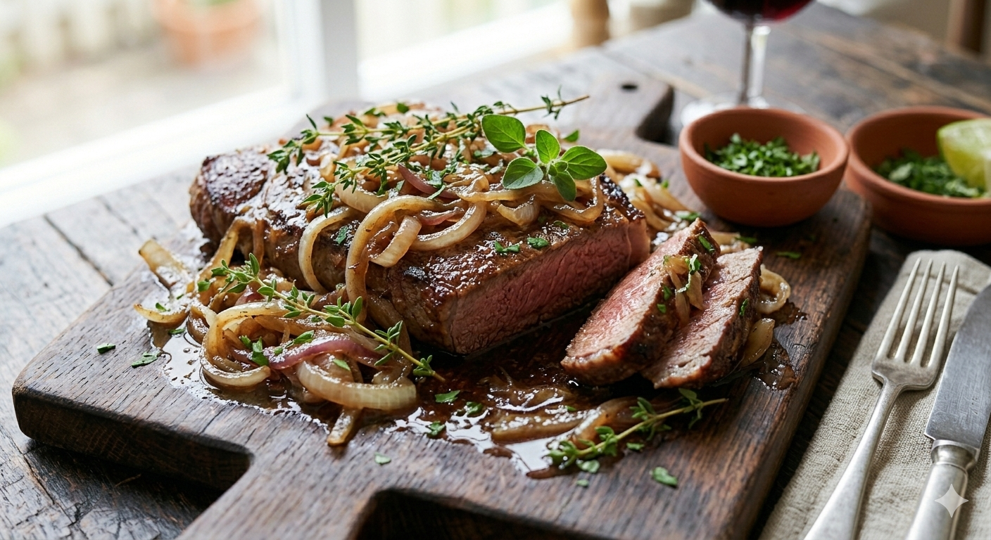 Como fazer Bife Acebolado Macio: O Truque para não ficar Duro